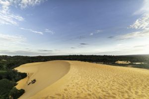 Dunas de areia no parque do estado de Jalapão, Tocantins